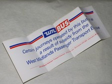 WEST MIDLANDS PTE WMPTE BUS