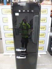Smeg fridge freezer black - smeg,