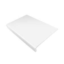 200mm White UPVC Window Board/Cill Cover 1.25m Long 9mm Thick Plastic Window Sil