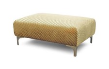 Large Mustard & Grey Geometric