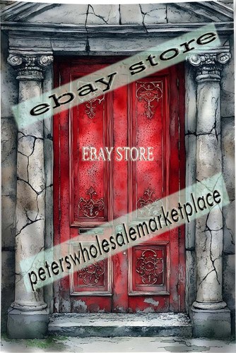 Antique carved double door - double,