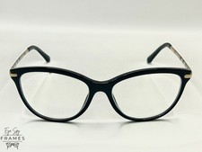 Burberry B2280 3001 Black Cat Eye Glasses Frames Spectacles Size 54