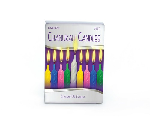 Colour chanukah candles - colour,