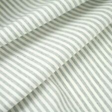 French Ticking Striped Cotton Linen Blend Fabric Premium Quality 55" Wide 💕