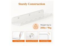 Pack white floating shelf - floating,