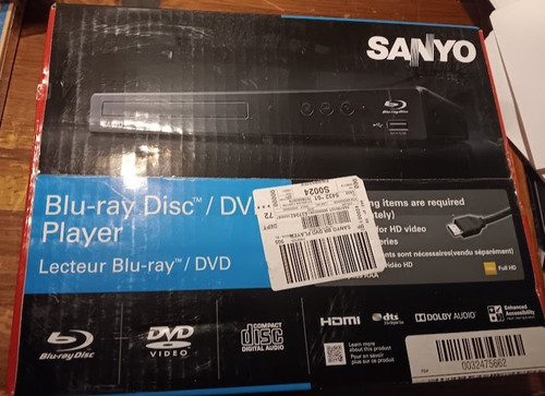 New sealed sanyo blu - new, disc