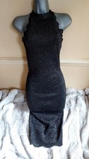 Lipsy Sleeveless Black Lurex