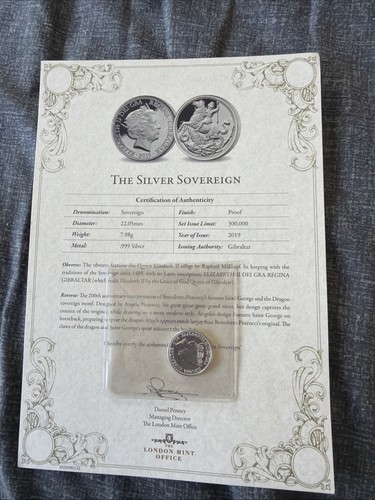2019 silver sovereign - 2019,