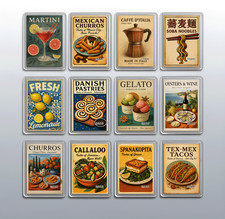 Food Lovers Fridge Magnet –