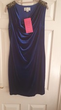 QVC Ronni Nicole Blue Velvet O