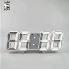 3D Digital Wall Clock