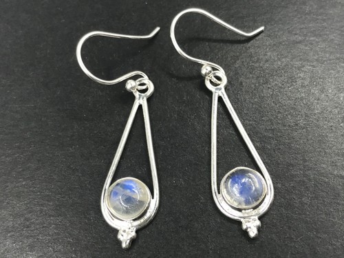 Rainbow moonstone drop