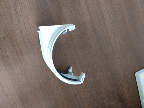 Clearance white round - clearance, gutter