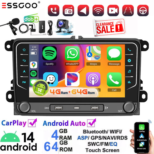 Dab android apple carplay - 14,