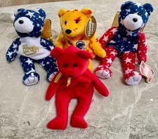 Assorted Beanie Bears, Not TY