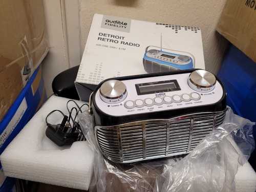 Detroit retro radio dab - and, fm