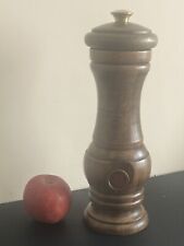 Zassenhaus Mill Grinder Spice Wood Brown Pepper Vintage Germany Rare large size 