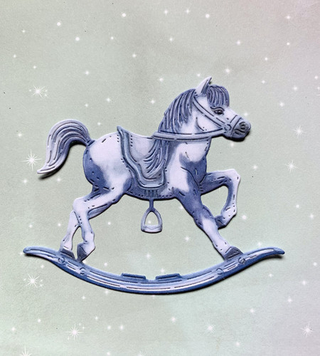 Rocking horse die cuts - cuts, x