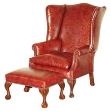 VINTAGE OXBLOOD CLAW & BALL