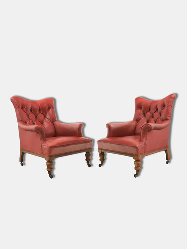 1920 pair of chesterfield - c.,