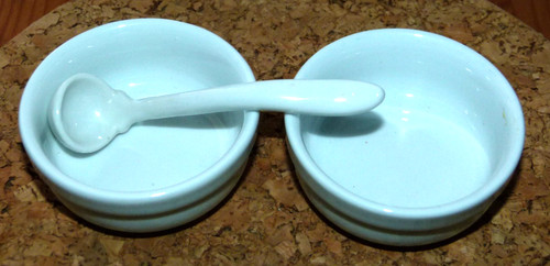 Two small condiment - dishes., 1