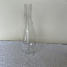 Vtg Round Bulge Glass Oil Lamp