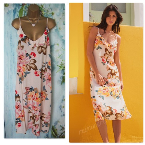 Next floral frill - midi, dress