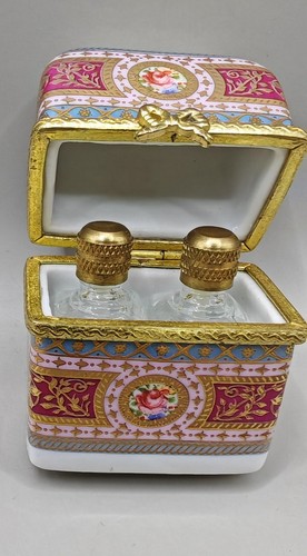 Vintage porcelain trinket box - vintage,