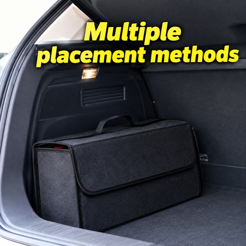 Grey car boot organiser - boot,