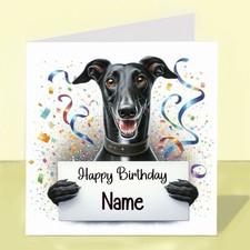 Personalised Greyhound Dog