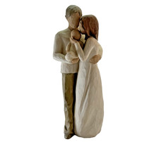Willow Tree "Our Gift" Father Mother Newborn Child Figurine