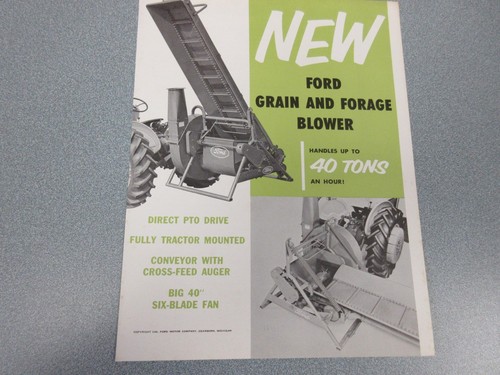 Ford grain forage - forage, blower