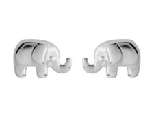 New Pair 925 Solid Sterling Silver Elephant  Design Earrings