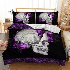 Skulls Duvet Quilt Cover Set