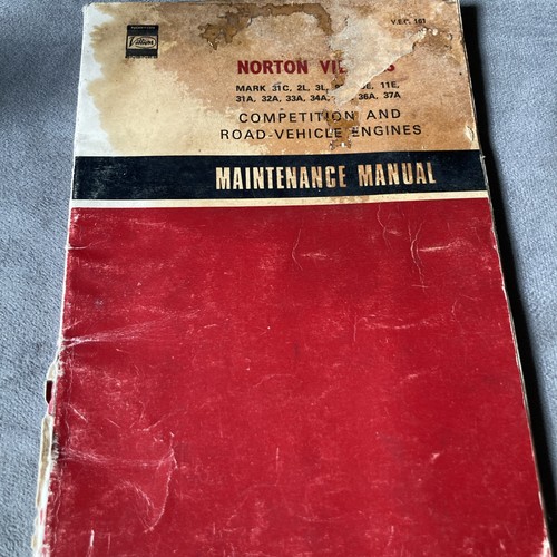 Norton villiers maintenance - villiers,