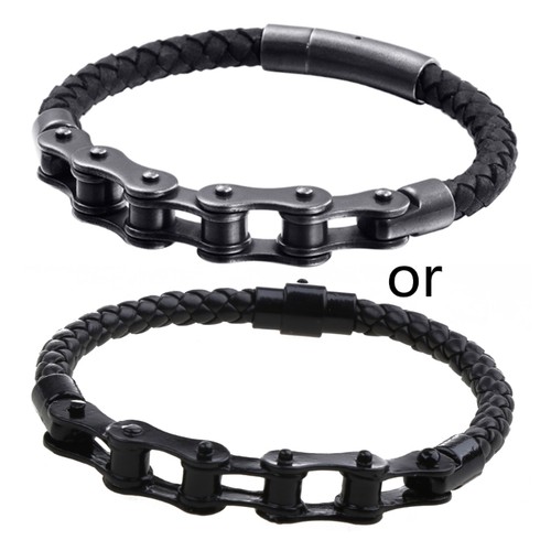 Bike chain bracelet handwoven - chain,