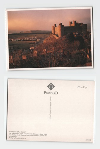 Postcard harlech castle - postcard,