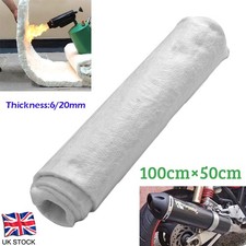 Exhaust Silencer Wadding 1 Meter x 500mm E-Glass Fibre Packing for Motorcycle UK