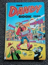 The Dandy Book 1986 Hardback Annual Desperate Dan, Korky the Cat Good Copy