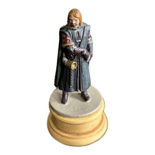Boromir white pawn eaglemoss - white,
