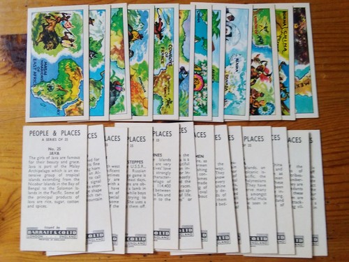 Barratt bassett trade cards - bassett,