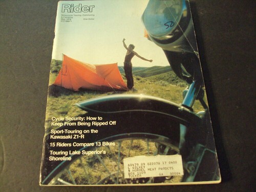 Rider may 1978 sport - , touring