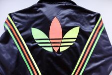 Shiny Adidas Chile ’62 tracksuit Jacket Black M Yellow Green orange 2011 WetLook