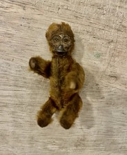 Vintage Mohair Monkey Toy