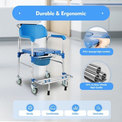 330lbs medical transport chair - 330lbs,