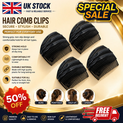 Hair combs slides - hair, 12