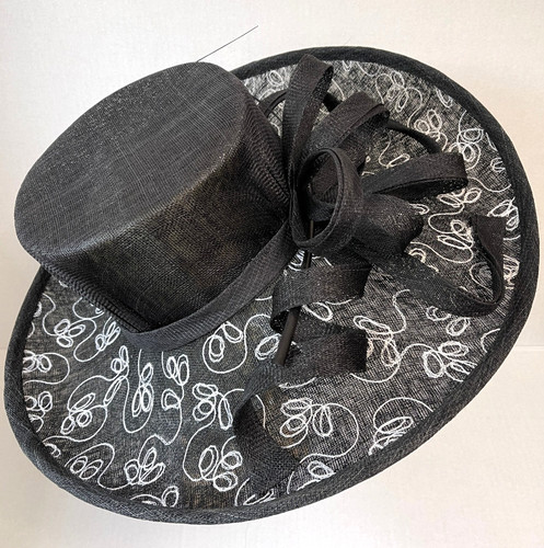 Black large wide - black, wedding