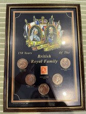 1993: Royal Heritage Collection 150 Years Of British Royal Family: Coins & Stamp