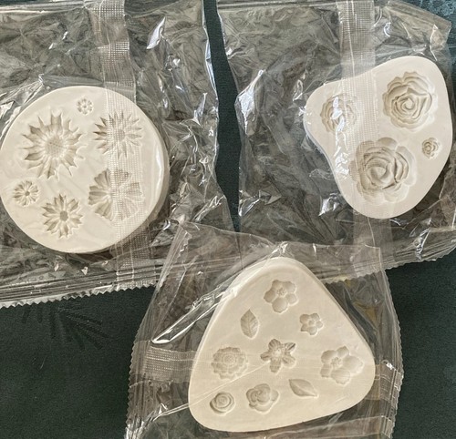 Flower polymer clay sugar - flower, clay/