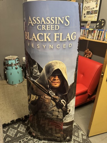 Assassin creed black - black, flag